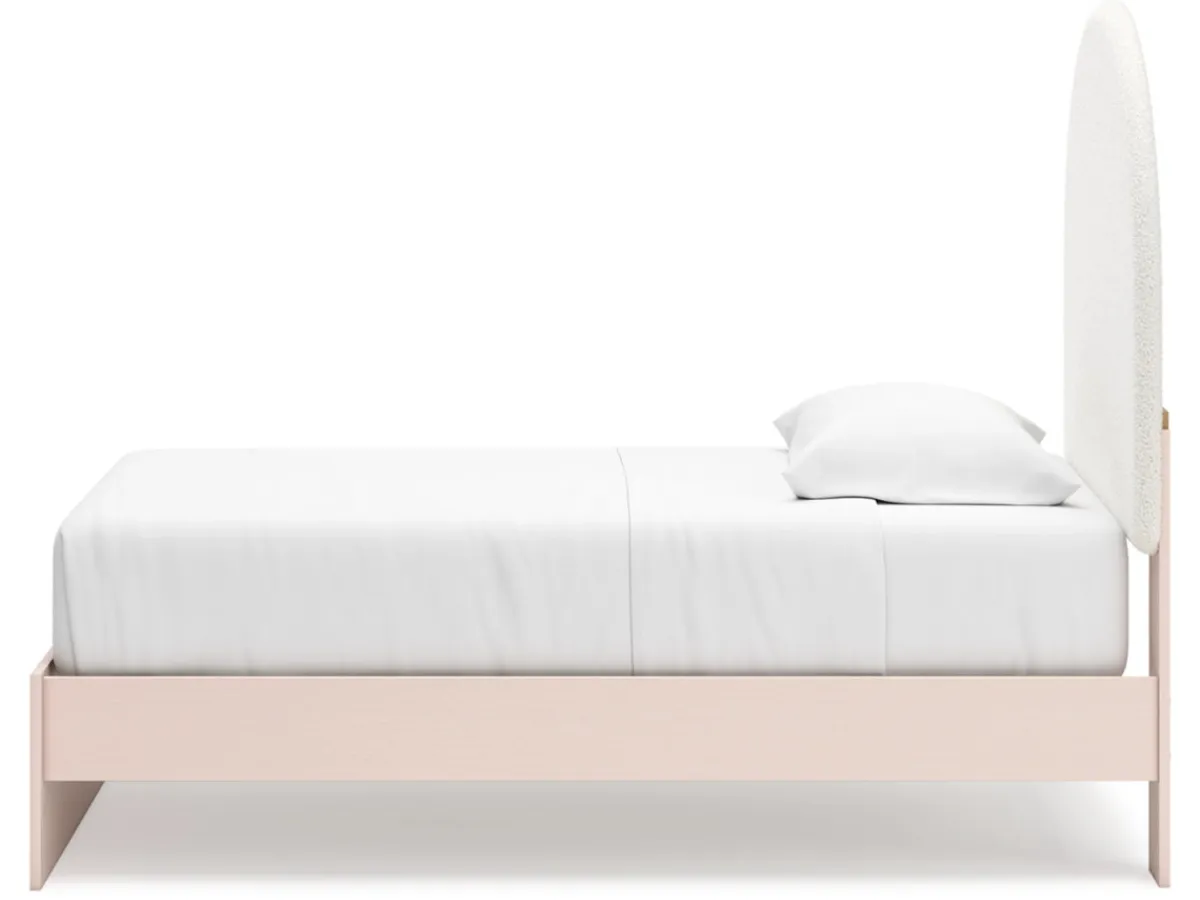 Mor Furniture Kids Beds & Bunk Beds|Wistenpine Panel Bed W/ Storage In Blush, Twin