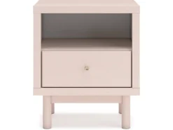 Mor Furniture Kids Beds & Bunk Beds|Wistenpine Panel Bed W/ Storage, Dresser, Mirror & Nightstand In Blush, Twin
