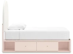 Mor Furniture Kids Beds & Bunk Beds|Wistenpine Storage Bed In Blush, Twin