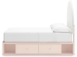 Mor Furniture Kids Beds & Bunk Beds|Wistenpine Storage Bed In Blush, Twin