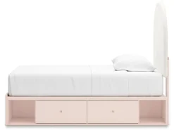 Mor Furniture Kids Beds & Bunk Beds|Wistenpine Storage Bed In Blush, Twin