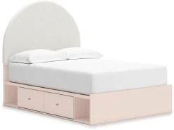 Mor Furniture Kids Beds & Bunk Beds|Wistenpine Storage Bed In Blush, Twin