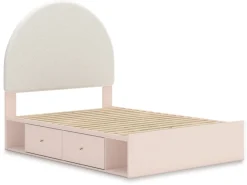 Mor Furniture Kids Beds & Bunk Beds|Wistenpine Storage Bed In Blush, Twin