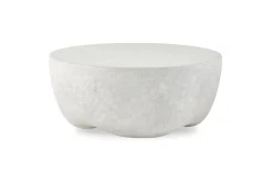 Mor Furniture Outdoor Coffee Tables|Wright Outdoor Round Coffee Table In White