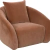 Mor Furniture Chairs|Yahya Swivel Chair In Sienna