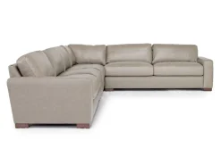 Mor Furniture Sectionals|York 4 Piece Sectional In Chestnut Leather