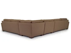 Mor Furniture Sectionals|York 4 Piece Sectional In Chestnut Leather