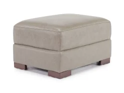 Mor Furniture Ottomans|York Ottoman In York Taupe Leather