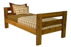 Mor Furniture Kids Beds & Bunk Beds|Young Pioneer Bed In Cinnamon, Twin