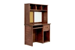 Mor Furniture Desks|Kids Desks & Storage|Young Pioneer Desk & Hutch In Natural