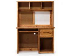 Mor Furniture Desks|Kids Desks & Storage|Young Pioneer Desk & Hutch In Natural