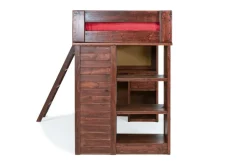 Mor Furniture Kids Beds & Bunk Beds|Young Pioneer Loft Bed In Cinnamon, Twin