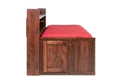 Mor Furniture Kids Beds & Bunk Beds|Young Pioneer Sideways Captain Bed W/ 4 Drawer Storage In Cinnamon, Twin