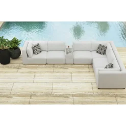 Mor Furniture Outdoor Sectionals|Zandara Outdoor 7 Piece Sectional In Beige