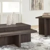 Mor Furniture Coffee Tables|Zendex Coffee Table & End Table Set In Brown
